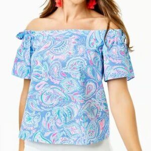 Lilly Pulitzer Women's Tamara Off-The-Shoulder Top (L)